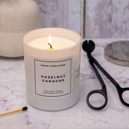 Hazelnut Ganache Handmade Soy Wax Candle - Coal Harbour