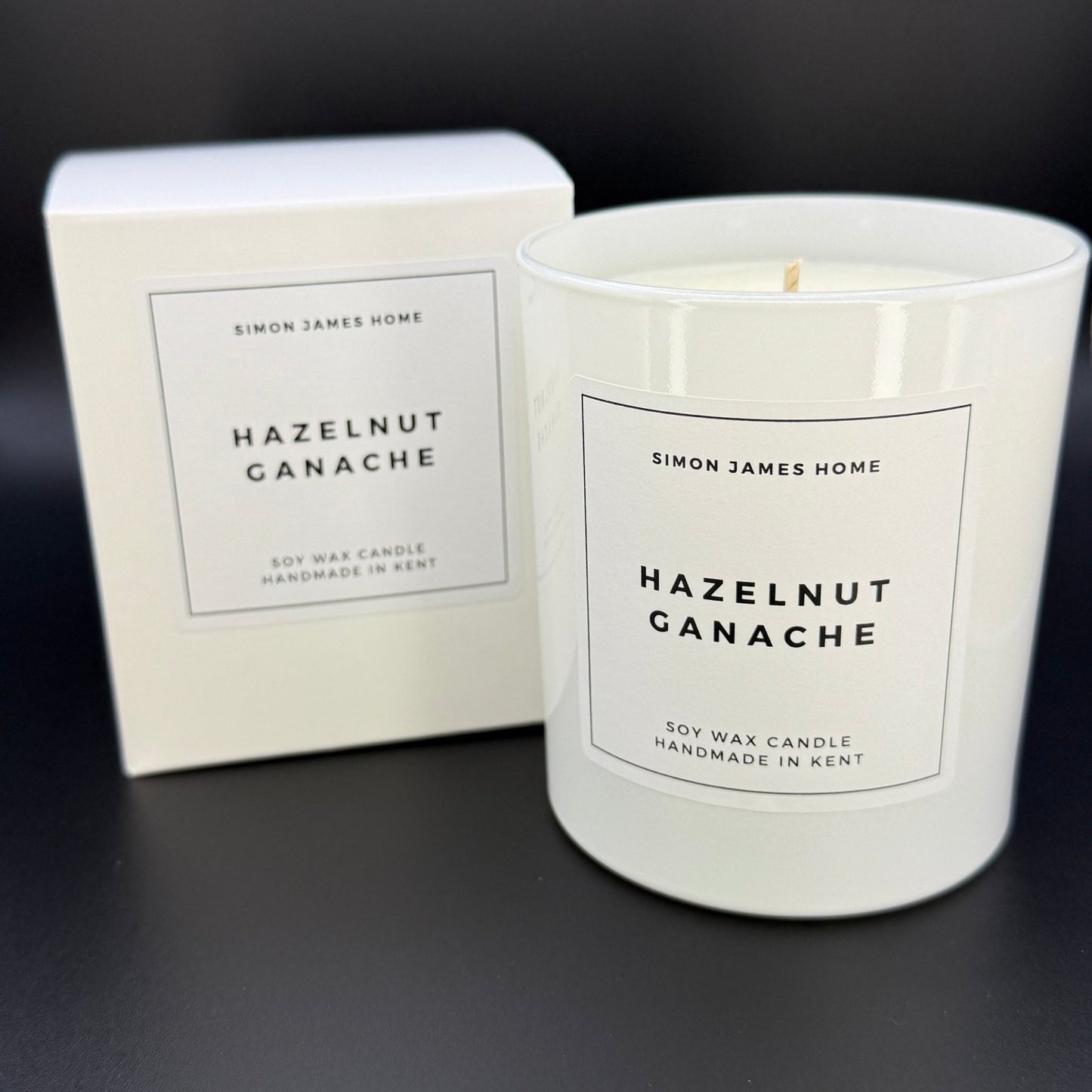 Hazelnut Ganache Handmade Soy Wax Candle - Coal Harbour