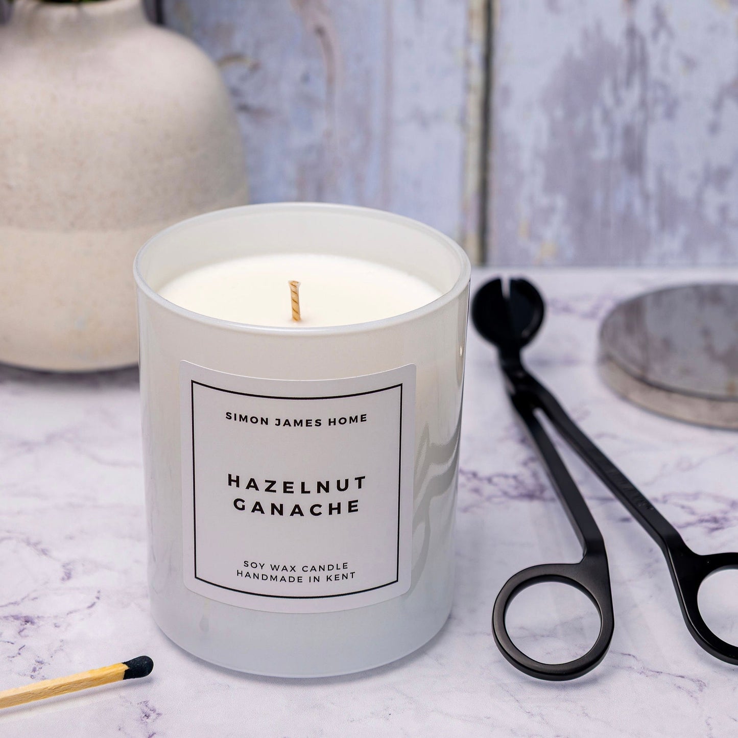 Hazelnut Ganache Handmade Soy Wax Candle - Coal Harbour