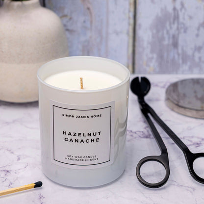 Hazelnut Ganache Handmade Soy Wax Candle - Coal Harbour