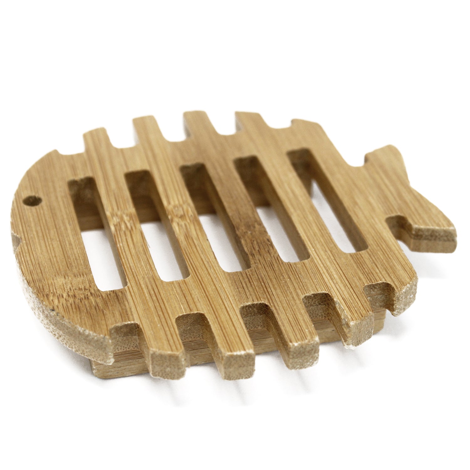 Hemu Wood Soap Dish - Fish - Coal Harbour