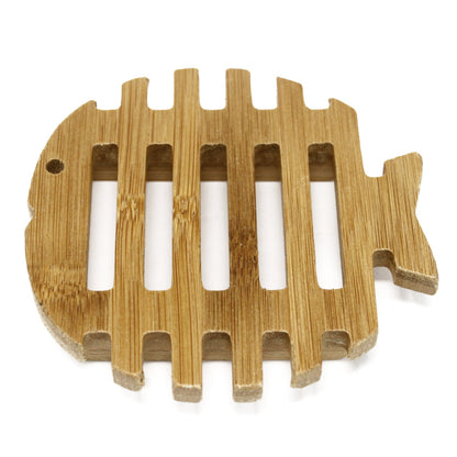 Hemu Wood Soap Dish - Fish - Coal Harbour