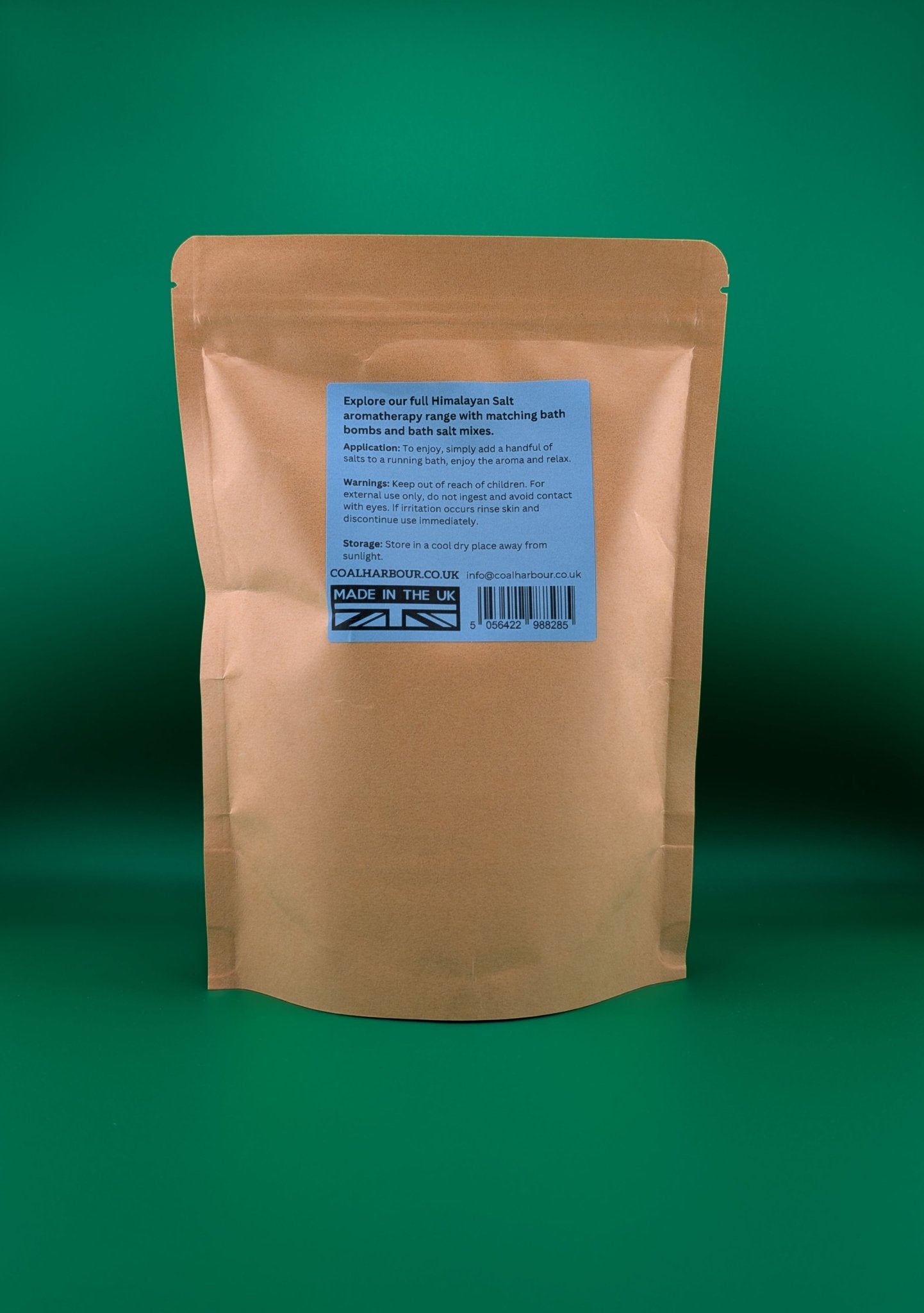 Himalayan Bath Salt Blend - Clarity with Rosemary & Clary Sage Essential Oils + Olive Oil - Coal Harbour