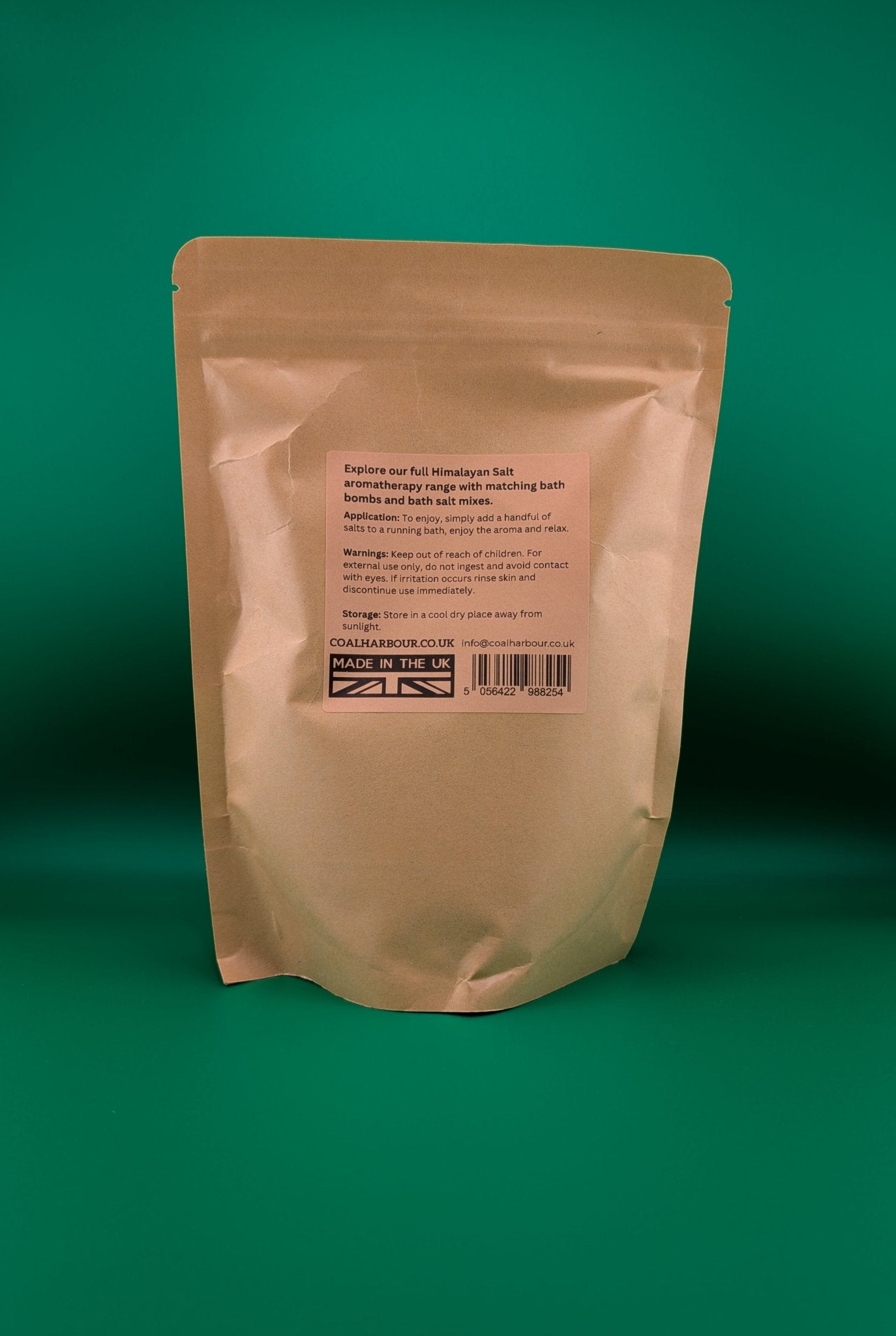 Himalayan Bath Salt Blend - Detox: Tea Tree & Lime Essential Oils + Evening Primrose Oil - Coal Harbour