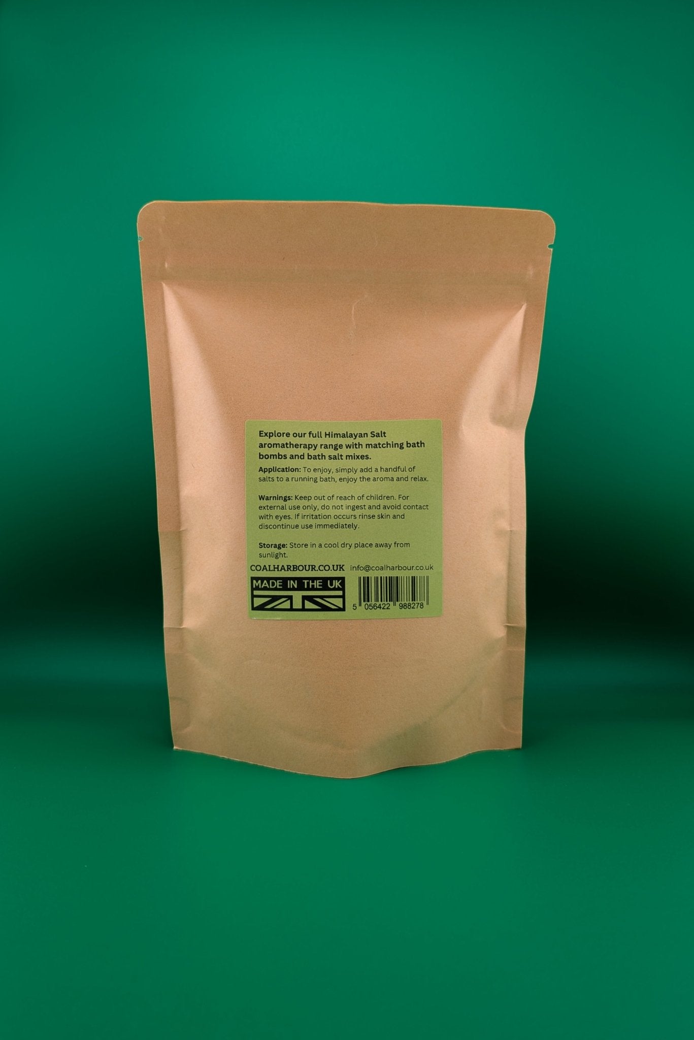 Himalayan Bath Salt Blend - Energise: Lemon, Ginger & Orange Essential Oils + Avocado Oil - Coal Harbour