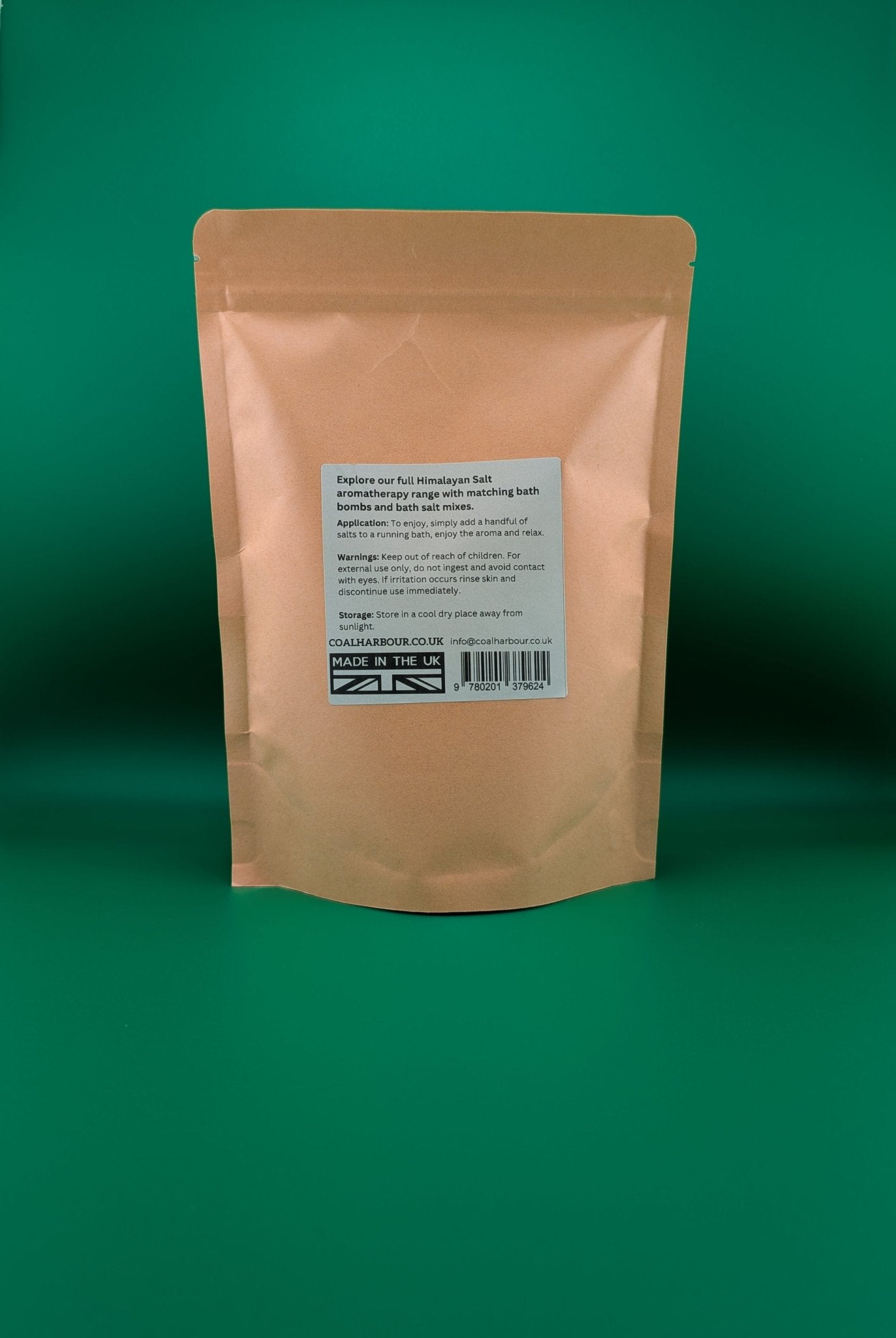 Himalayan Bath Salt Blend - Skin Revive: Geranium & Grapefruit Essential Oils + Vitamin E Oil - Coal Harbour