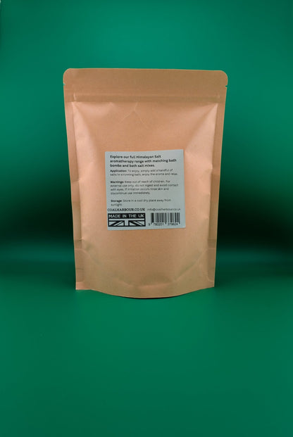 Himalayan Bath Salt Blend - Skin Revive: Geranium & Grapefruit Essential Oils + Vitamin E Oil - Coal Harbour