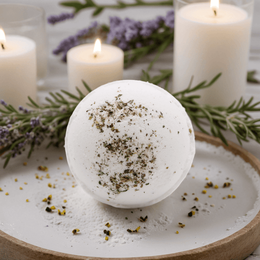 Himalayan Salt Bath Bomb - Detox with Tea Tree & Lime & Evening Primrose Oil - Coal Harbour
