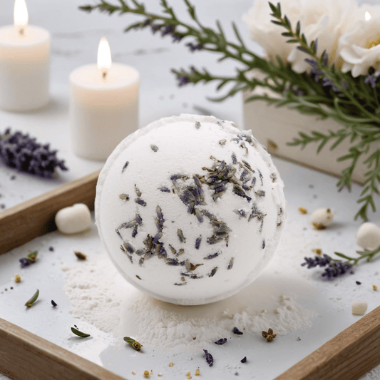 Himalayan Salt Bath Bomb - Relax with Lavender and Jojoba Oil - Coal Harbour