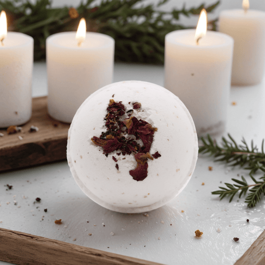 Himalayan Salt Bath Bomb - Sensual with Ylang Ylang & Coconut Oil - Coal Harbour