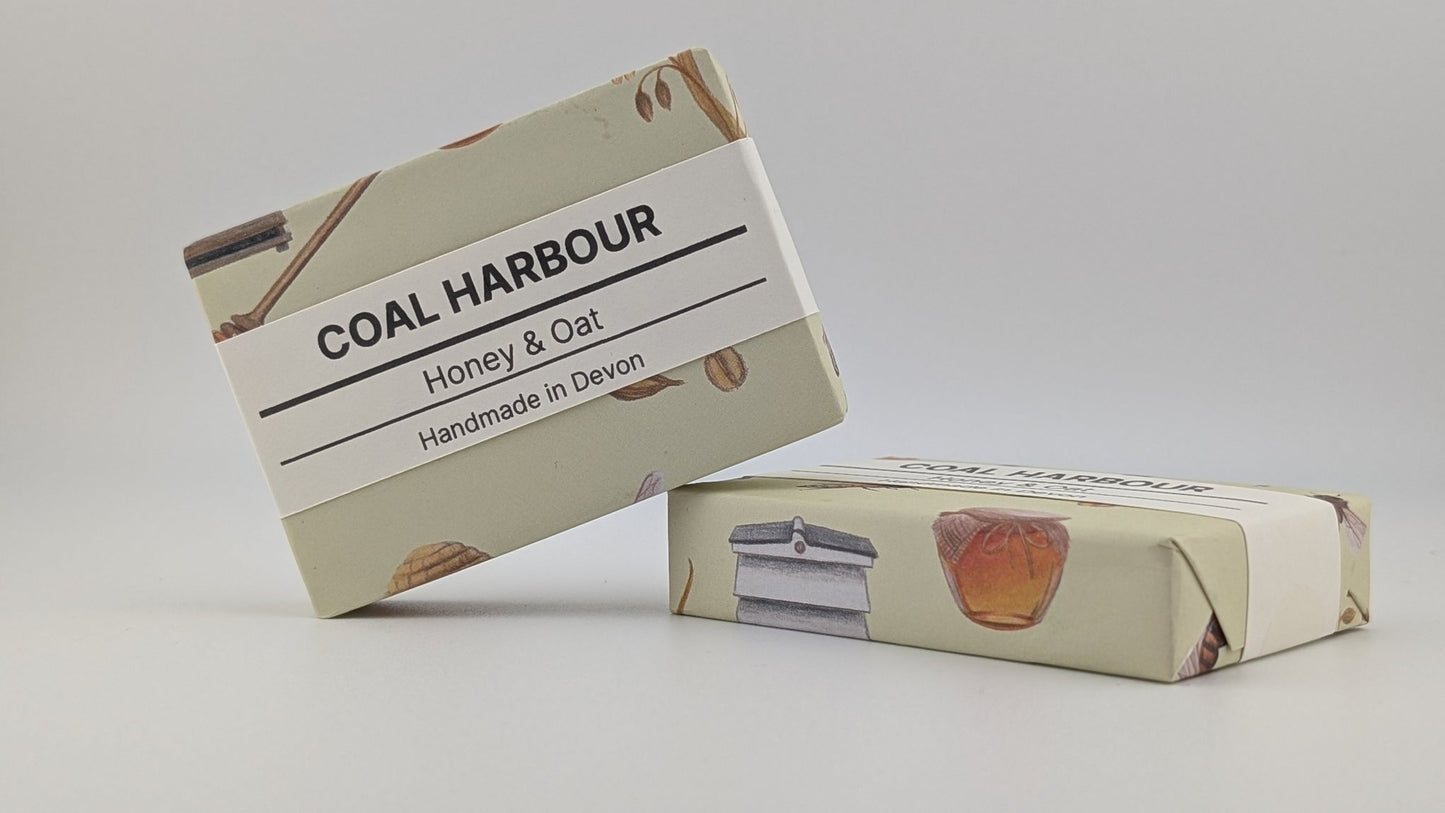 Honey & Oat 100g Soap Bar - Coal Harbour