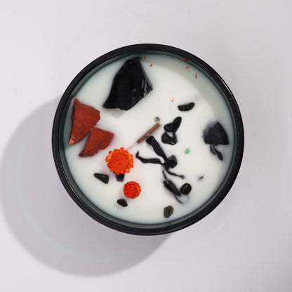 Hop Hare Crystal Magic Flower Candle - The Devil - Coal Harbour