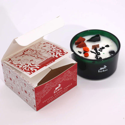 Hop Hare Crystal Magic Flower Candle - The Devil - Coal Harbour