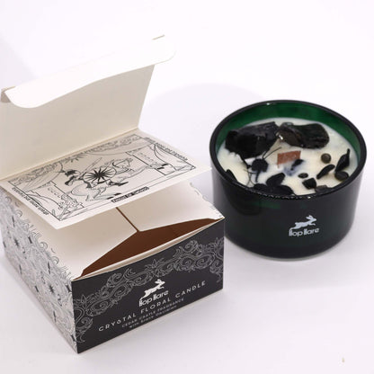 Hop Hare Crystal Magic Flower Candle - The Knight of Swords - Coal Harbour