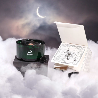Hop Hare Crystal Magic Flower Candle - The Knight of Swords - Coal Harbour