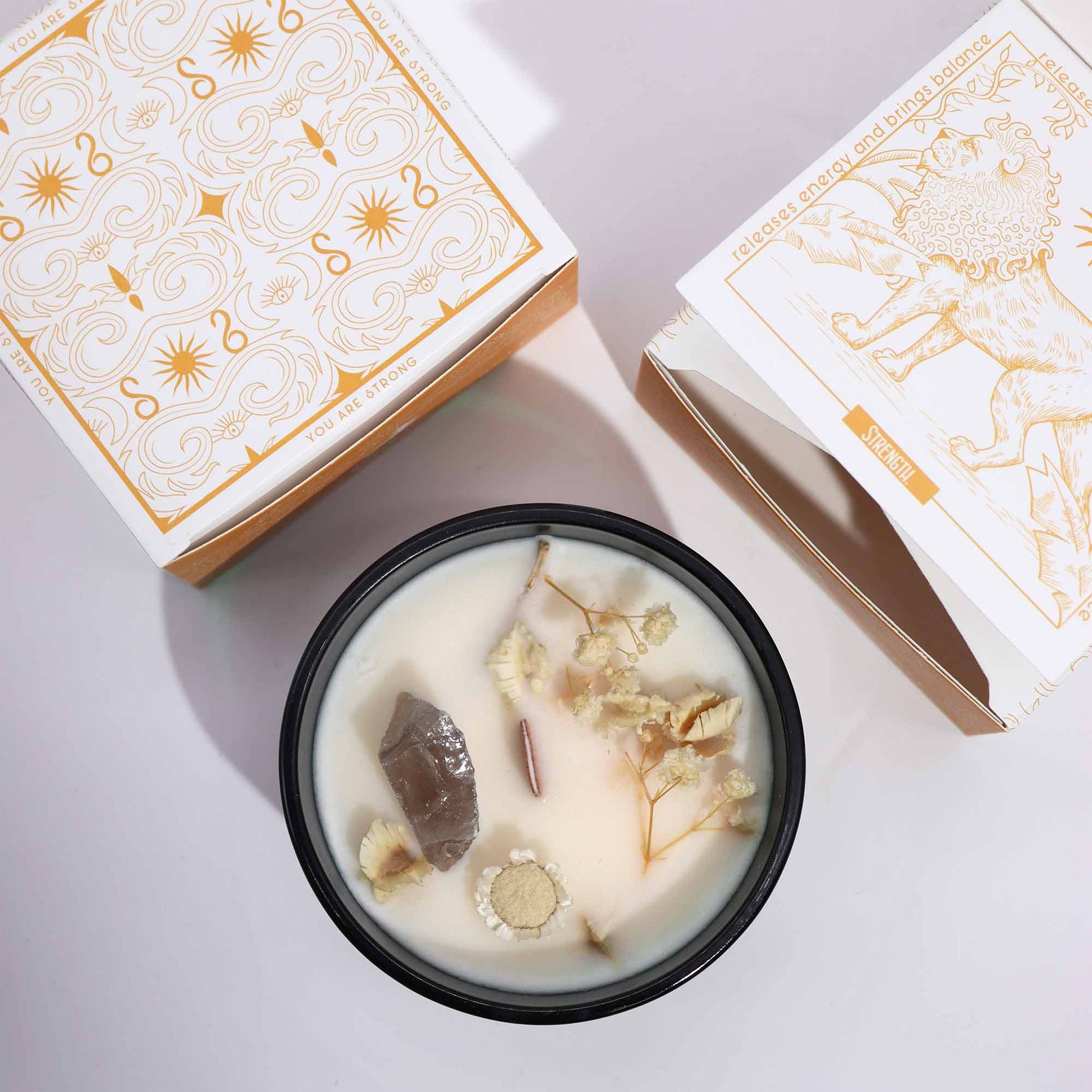 Hop Hare Crystal Magic Flower Candle - The Lion - Coal Harbour