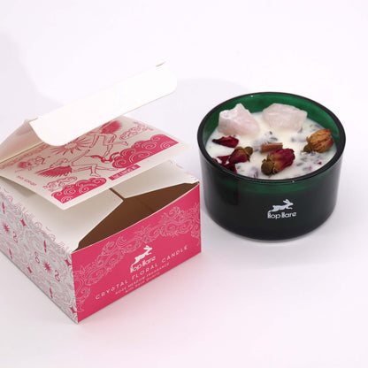Hop Hare Crystal Magic Flower Candle - The Lovers - Coal Harbour