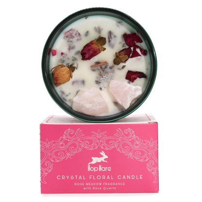 Hop Hare Crystal Magic Flower Candle - The Lovers - Coal Harbour