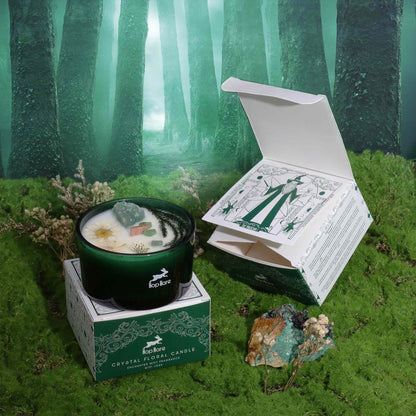 Hop Hare Crystal Magic Flower Candle - The Magician - Coal Harbour