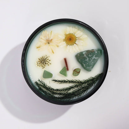 Hop Hare Crystal Magic Flower Candle - The Magician - Coal Harbour