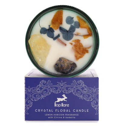 Hop Hare Crystal Magic Flower Candle - The Sun - Coal Harbour