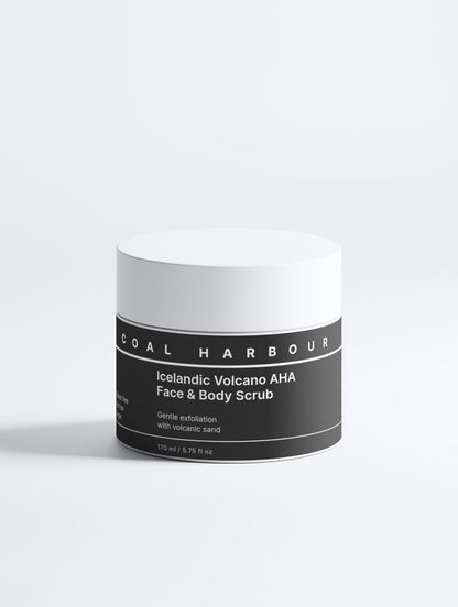 Icelandic Volcano AHA Face & Body Scrub 170ml - Coal Harbour