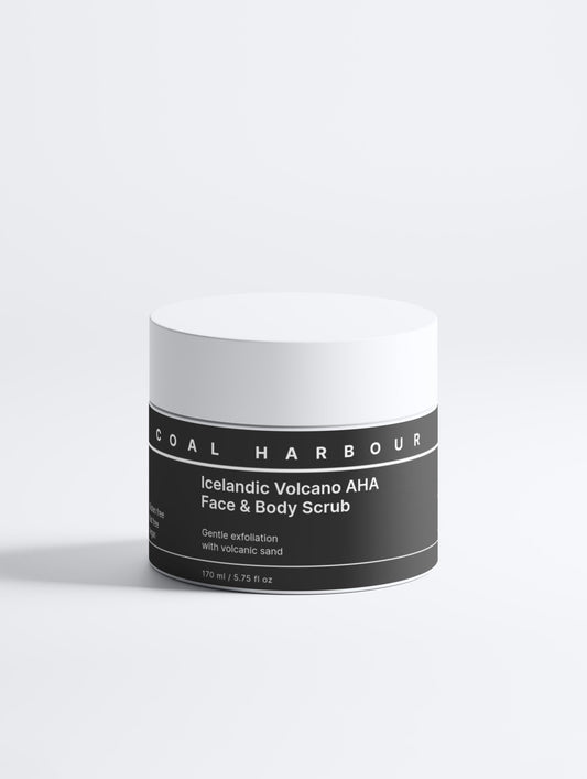 Icelandic Volcano AHA Face & Body Scrub 170ml - Coal Harbour