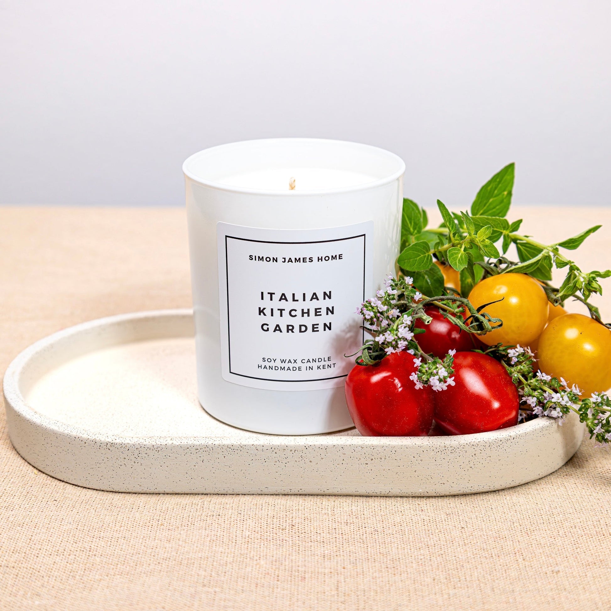 Italian Kitchen Garden Handmade Soy Wax Candle - Coal Harbour