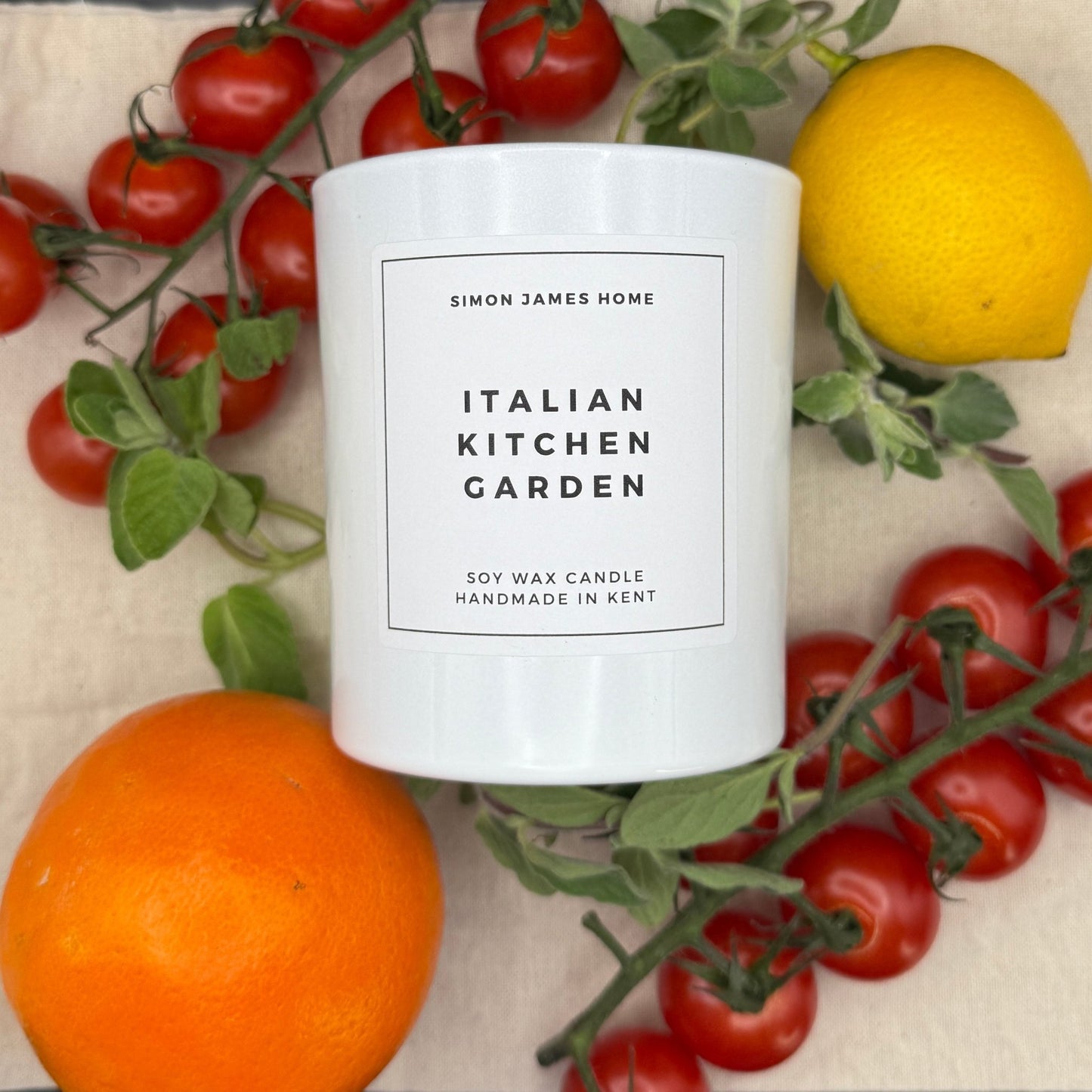 Italian Kitchen Garden Handmade Soy Wax Candle - Coal Harbour
