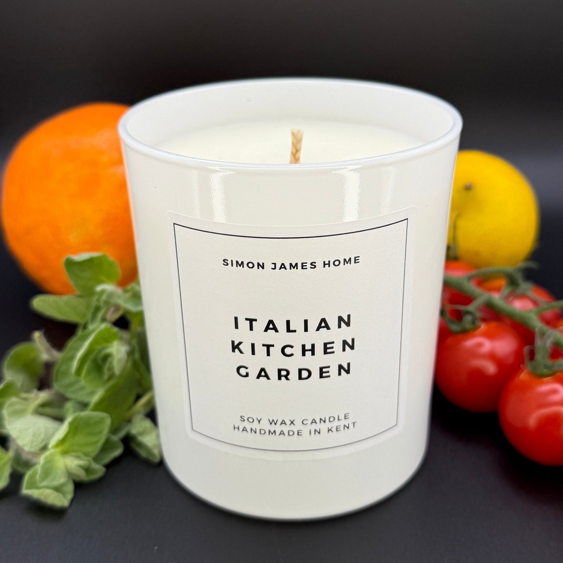 Italian Kitchen Garden Handmade Soy Wax Candle - Coal Harbour