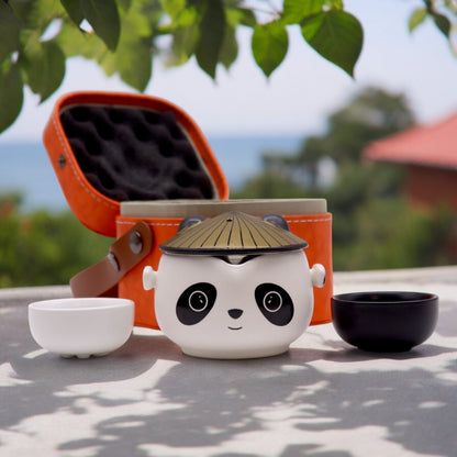 Kung Fu Panda Teapot Set - Two Cups - Travel Pack - Coal Harbour