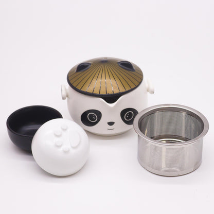 Kung Fu Panda Teapot Set - Two Cups - Travel Pack - Coal Harbour