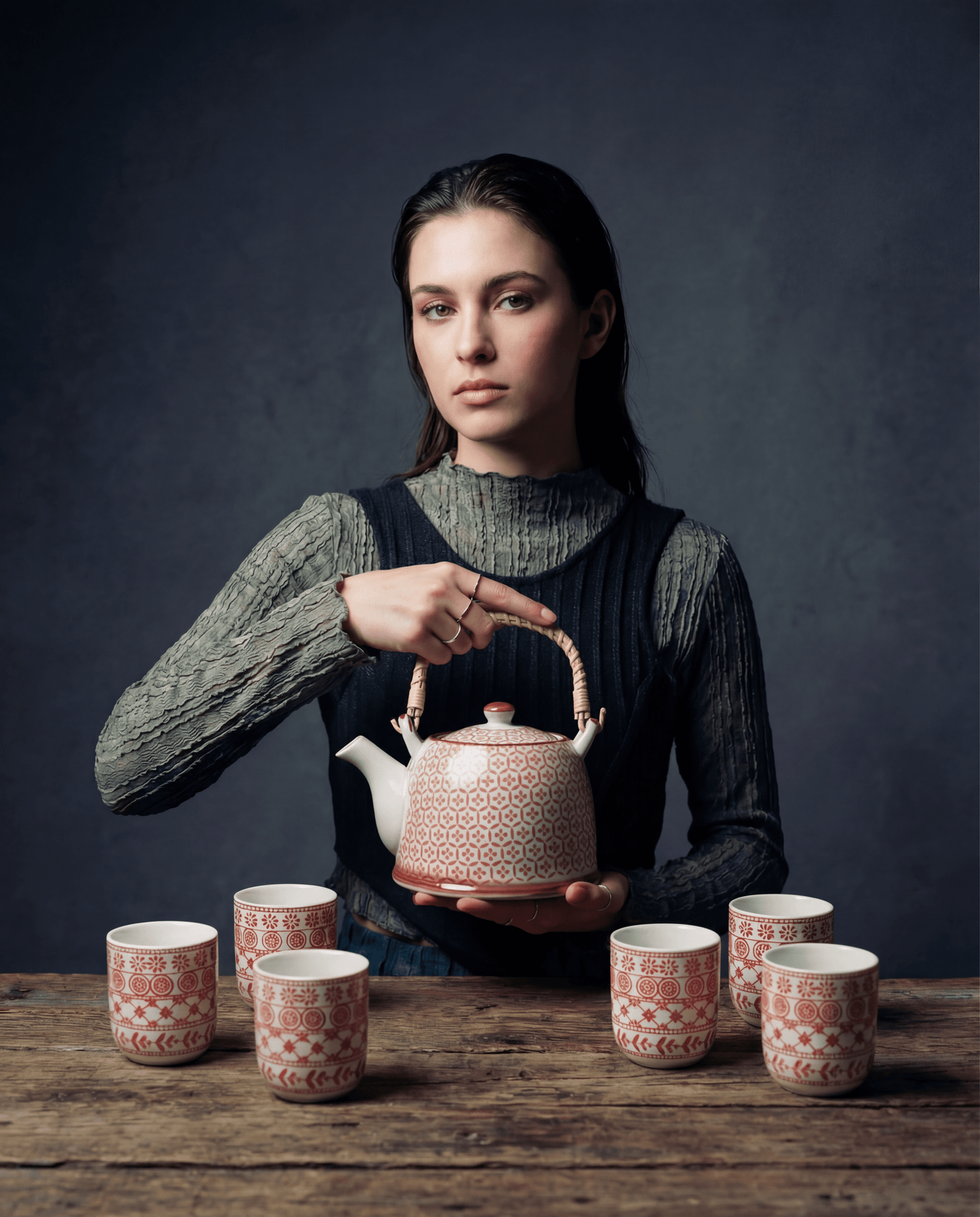 Large Herbal Teapot - Amber Design - Coal Harbour