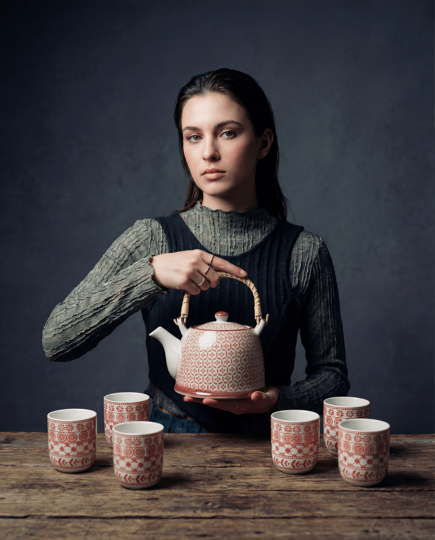 Large Herbal Teapot - Amber Design - Coal Harbour