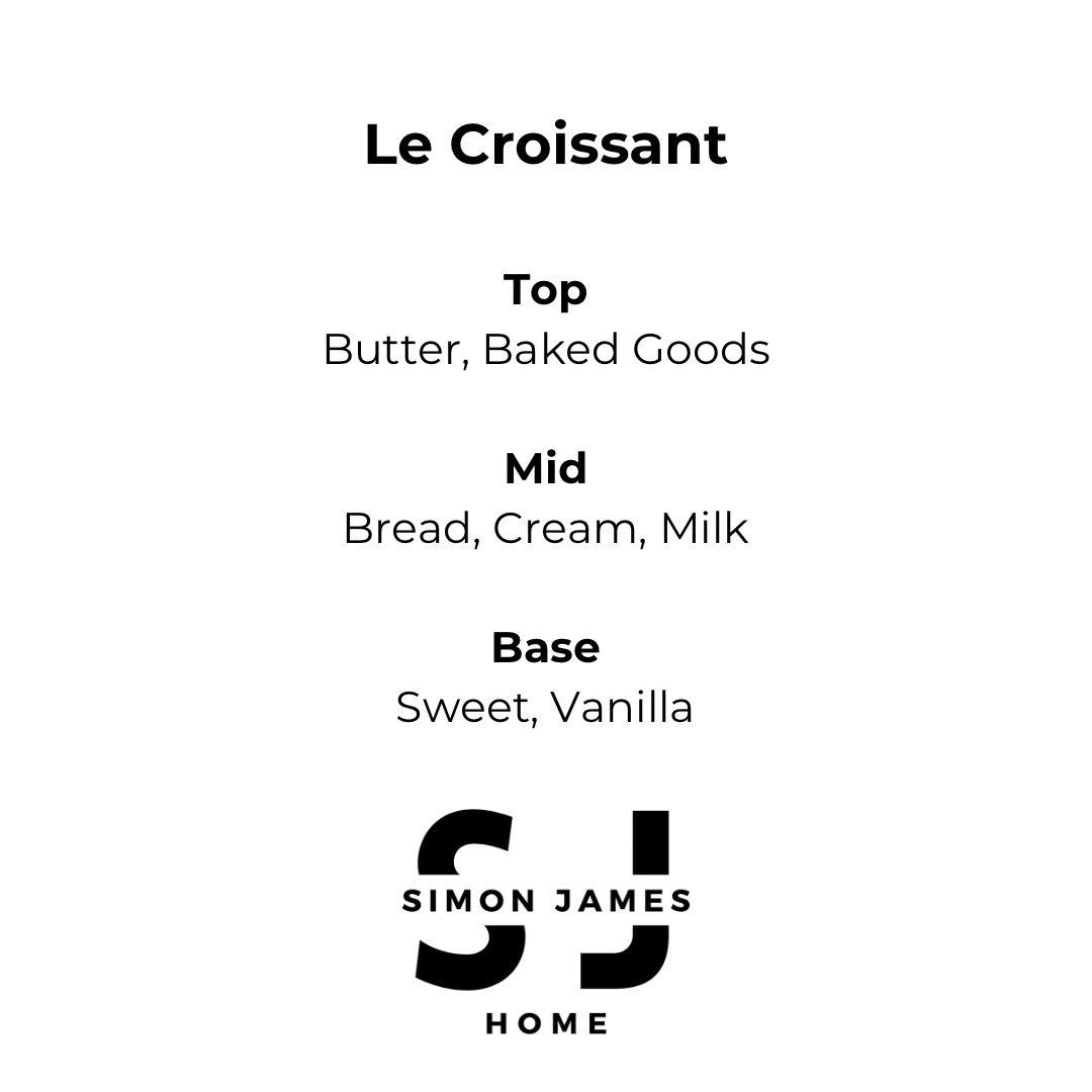 Le Croissant Handmade Soy Wax Candle - The Ultimate Croissant Candle - Coal Harbour