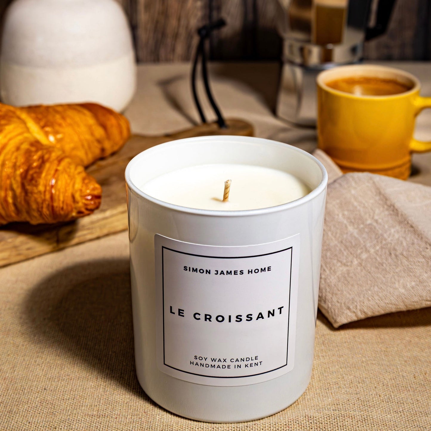 Le Croissant Handmade Soy Wax Candle - The Ultimate Croissant Candle - Coal Harbour