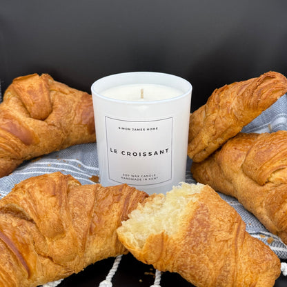 Le Croissant Handmade Soy Wax Candle - The Ultimate Croissant Candle - Coal Harbour