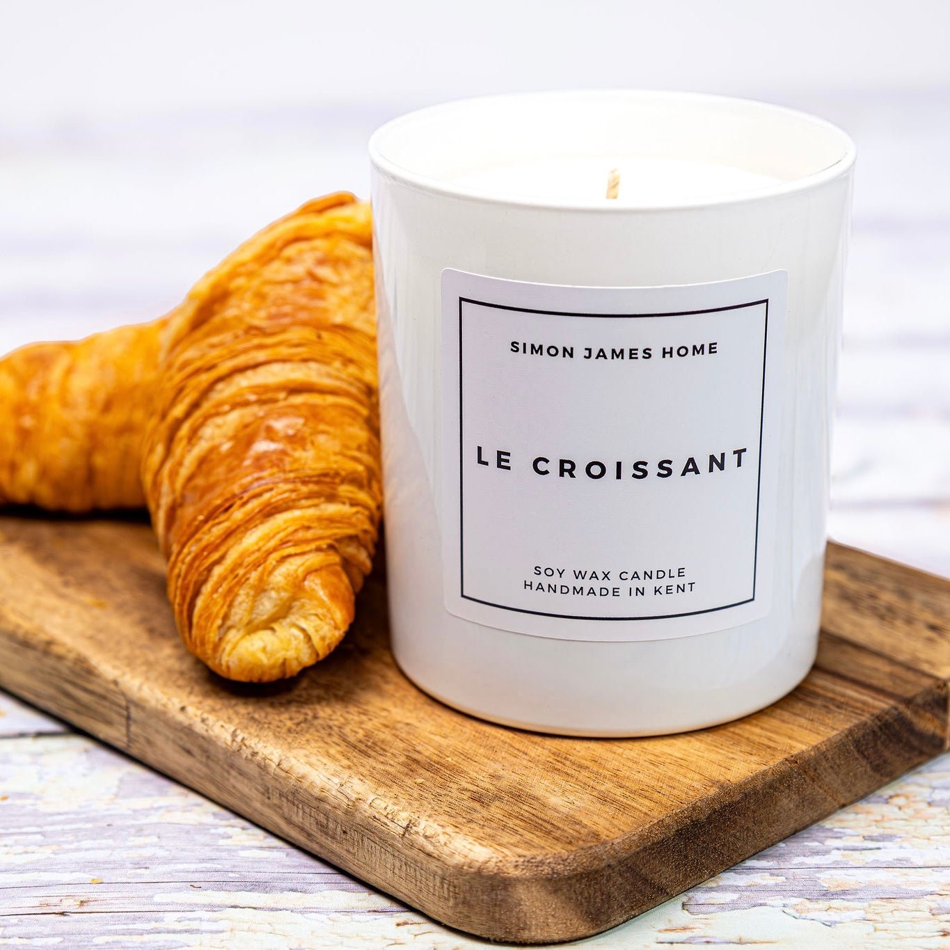 Le Croissant Handmade Soy Wax Candle - The Ultimate Croissant Candle - Coal Harbour