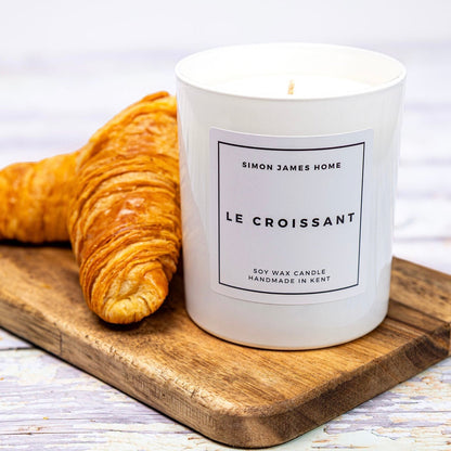 Le Croissant Handmade Soy Wax Candle - The Ultimate Croissant Candle - Coal Harbour