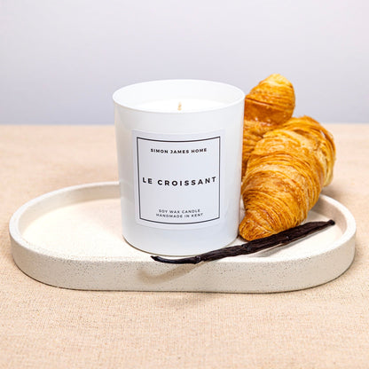 Le Croissant Handmade Soy Wax Candle - The Ultimate Croissant Candle - Coal Harbour