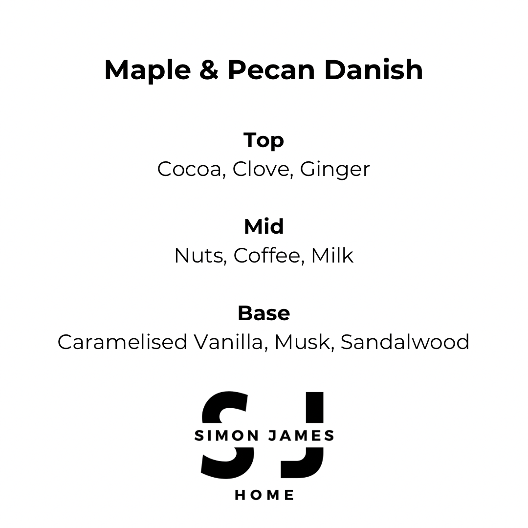 Maple & Pecan Danish Handmade Soy Wax Candle - Coal Harbour
