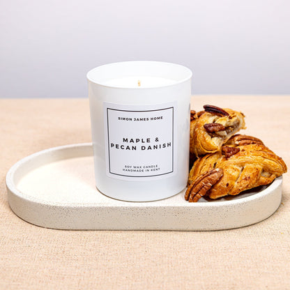 Maple & Pecan Danish Handmade Soy Wax Candle - Coal Harbour
