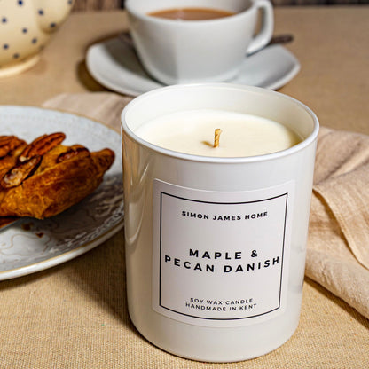 Maple & Pecan Danish Handmade Soy Wax Candle - Coal Harbour