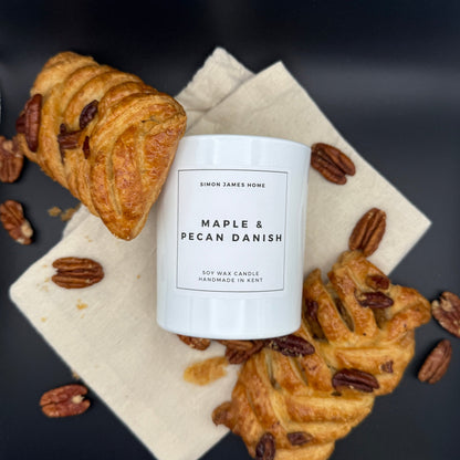 Maple & Pecan Danish Handmade Soy Wax Candle - Coal Harbour