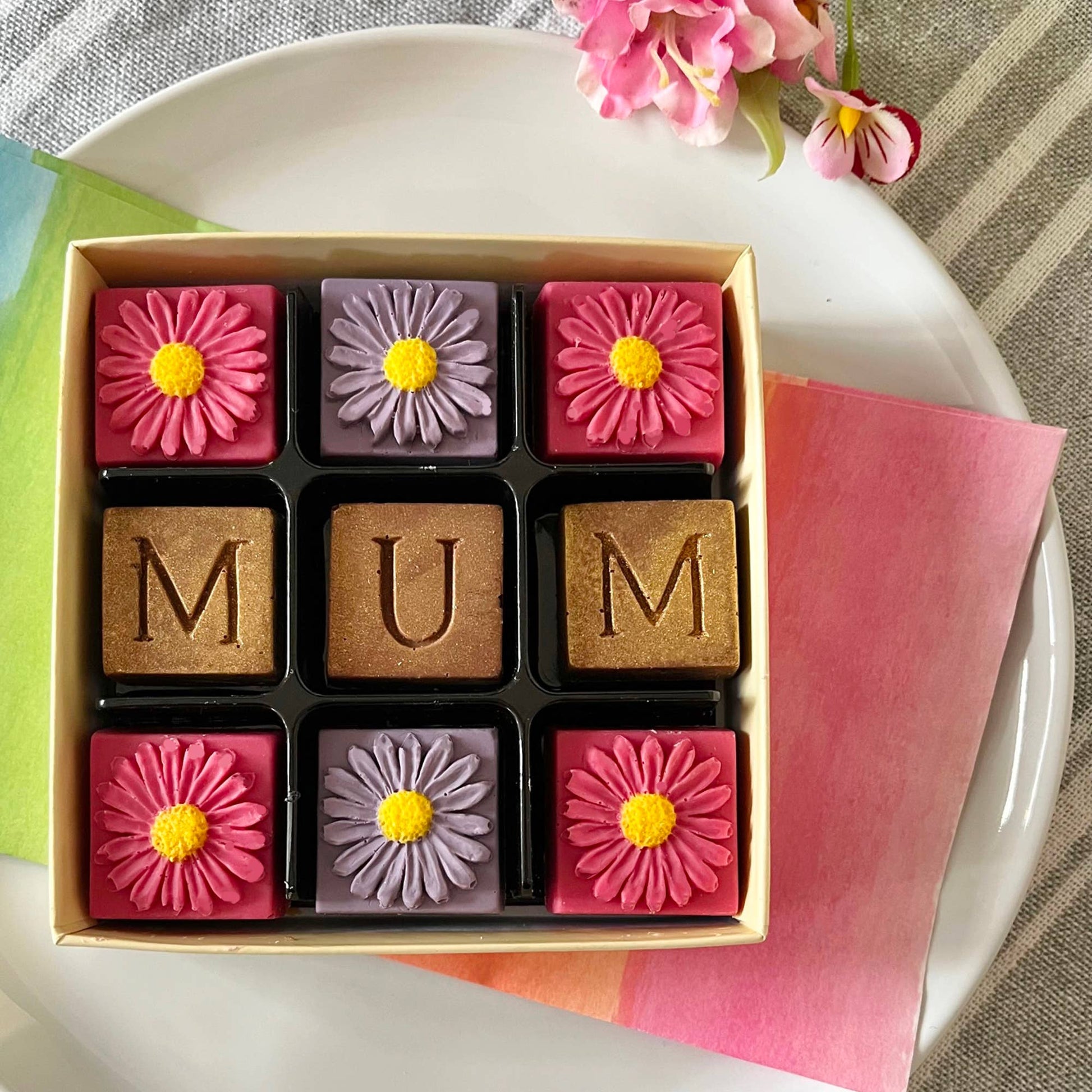 Milk Chocolate Mum & Flowers - Coal Harbour