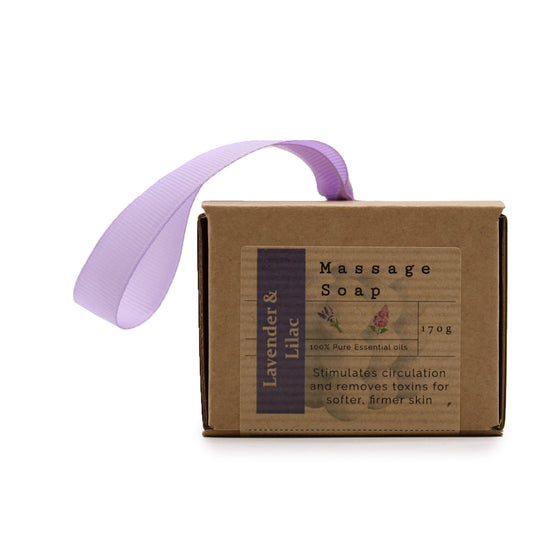 Boxed Massage Soap - Lavender & Lilac