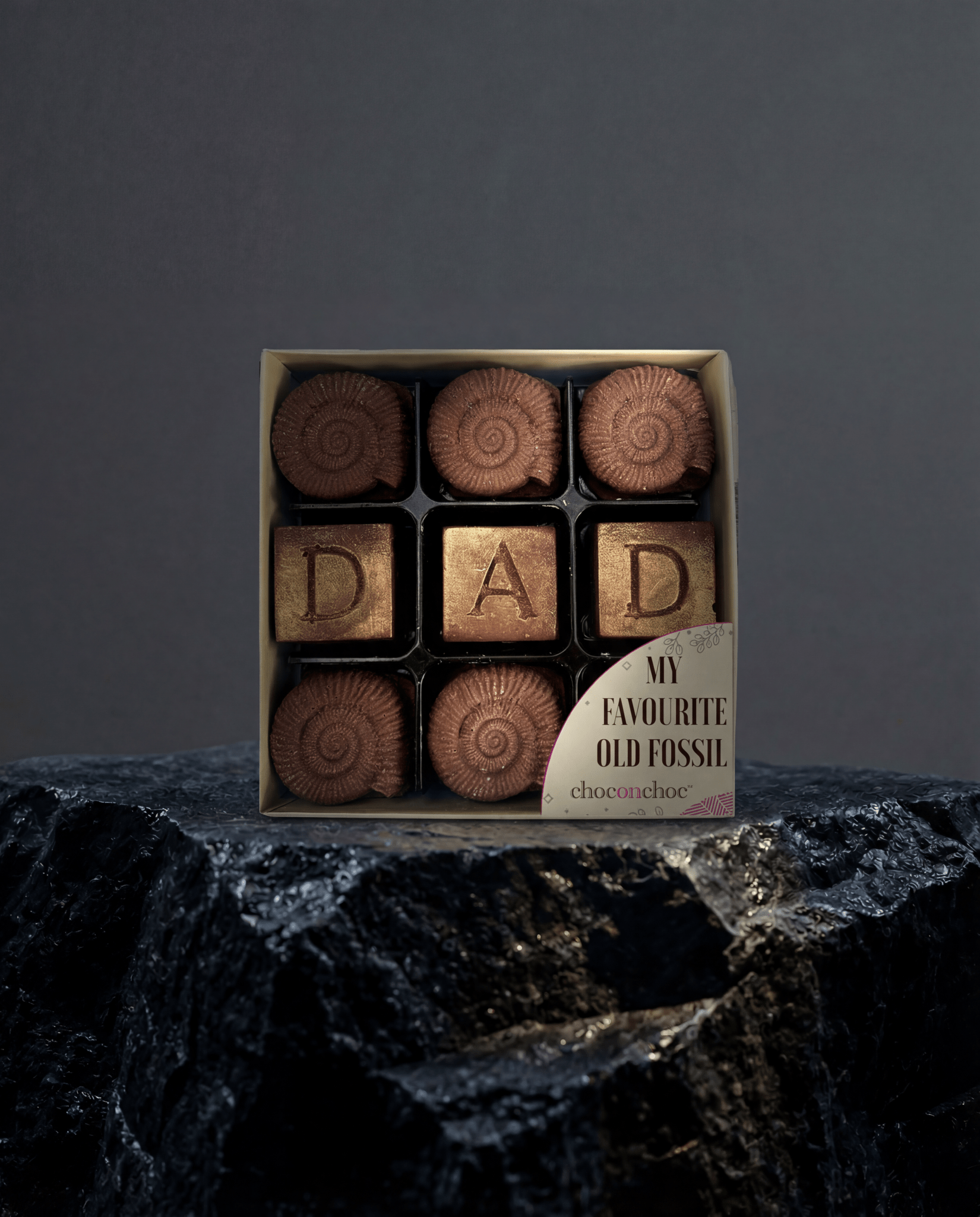 My Favourite Old Fossil Chocolate Box - Coal Harbour
