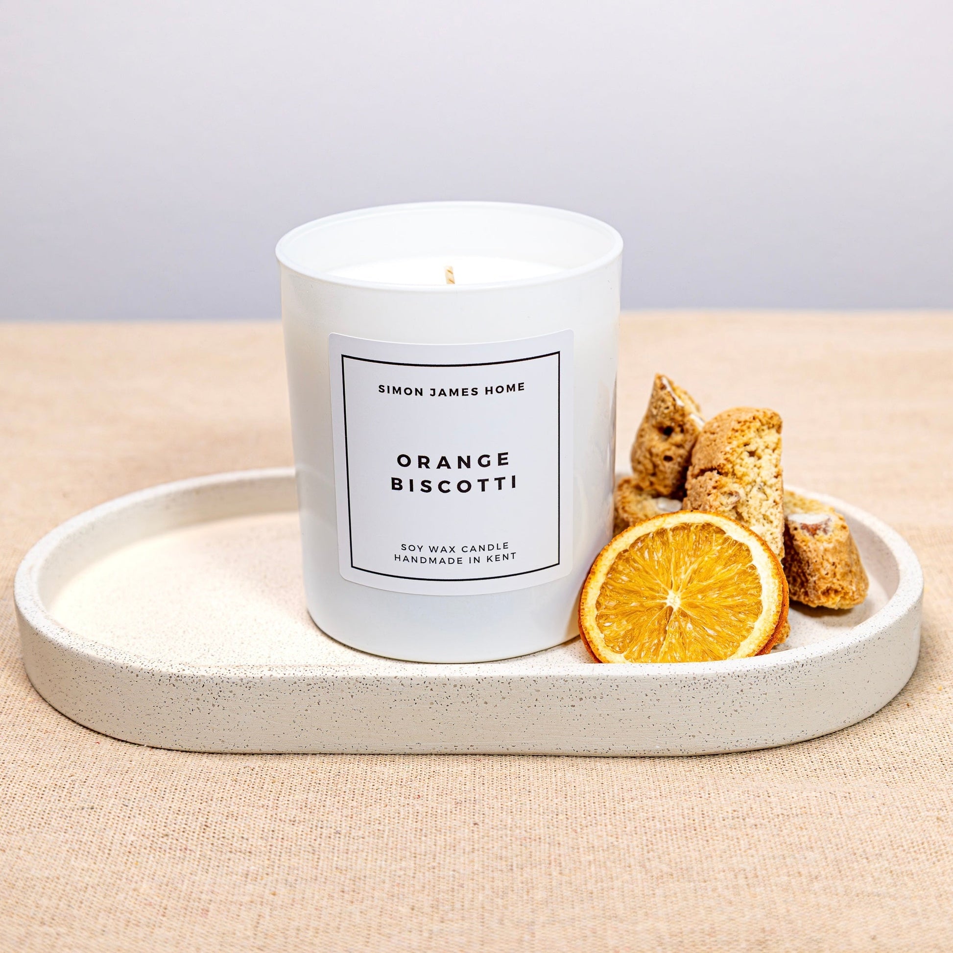 Orange Biscotti Handmade Soy Wax Candle - Coal Harbour