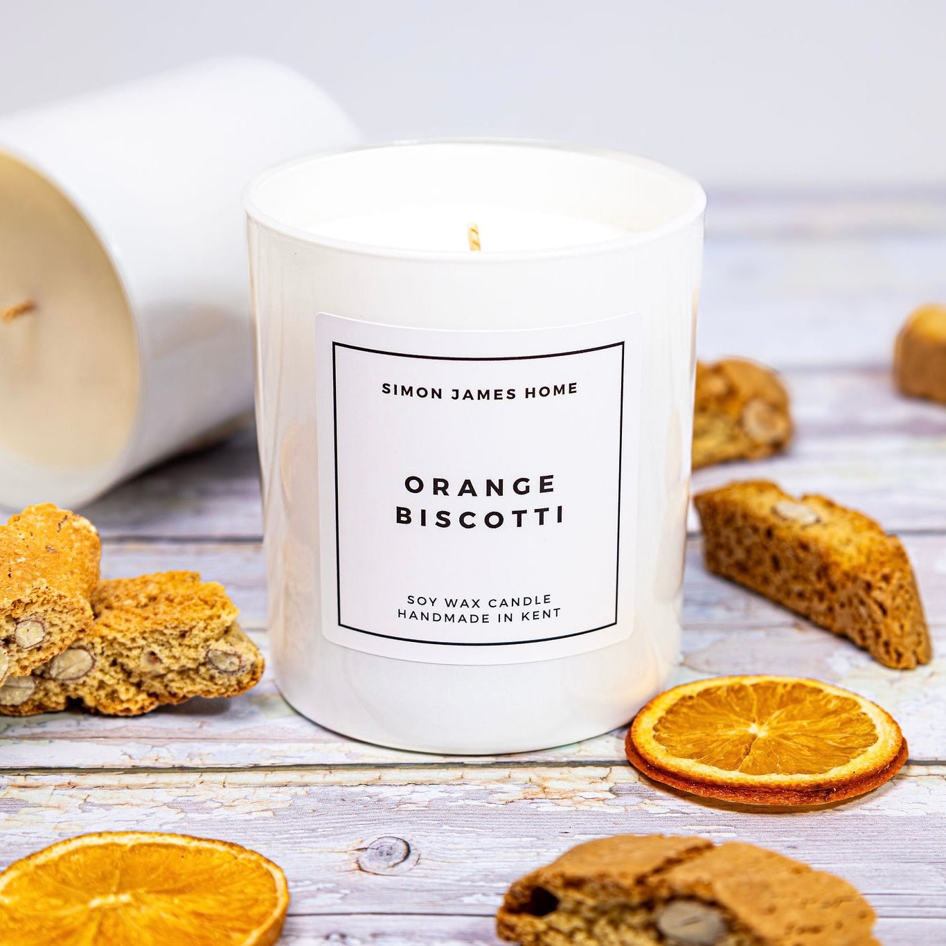 Orange Biscotti Handmade Soy Wax Candle - Coal Harbour