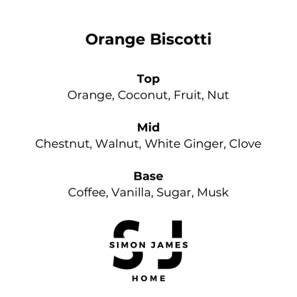 Orange Biscotti Handmade Soy Wax Candle - Coal Harbour